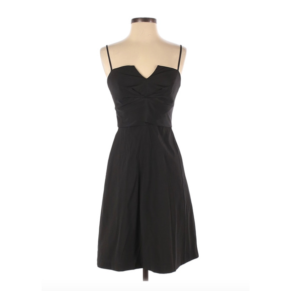 WHBM | Sweetheart Neckline Black Party Dress 0 - Picture 1 of 2